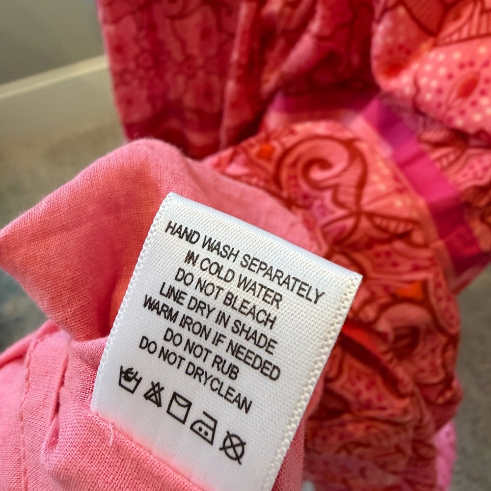 Ro’s Garden Pink Long-Sleeve Printed Maxi Dress - Picture 6 of 6